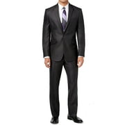 KENNETH COLE REACTION NEW Gray Mens Size 38 S Two Button Suit Set
