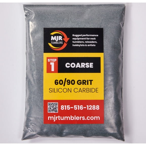STEP 1, 2LB Coarse 60/90 Silicon Carbide Grit Rock Polish