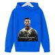thumbnail image 5 of Ropa para niños Otoño e invierno Sudadera con capucha para niños y niñas y top azul con estampado de avatar de Ronaldo, 5 of 5