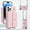 Pink, variant on ELEHOLD Crossbody Wallet Case for iPhone 15 PU Leather Double Buttons Shockproof Flip Cover with Detachable Shoulder Strap Card Slots Kickstand,Skyblue