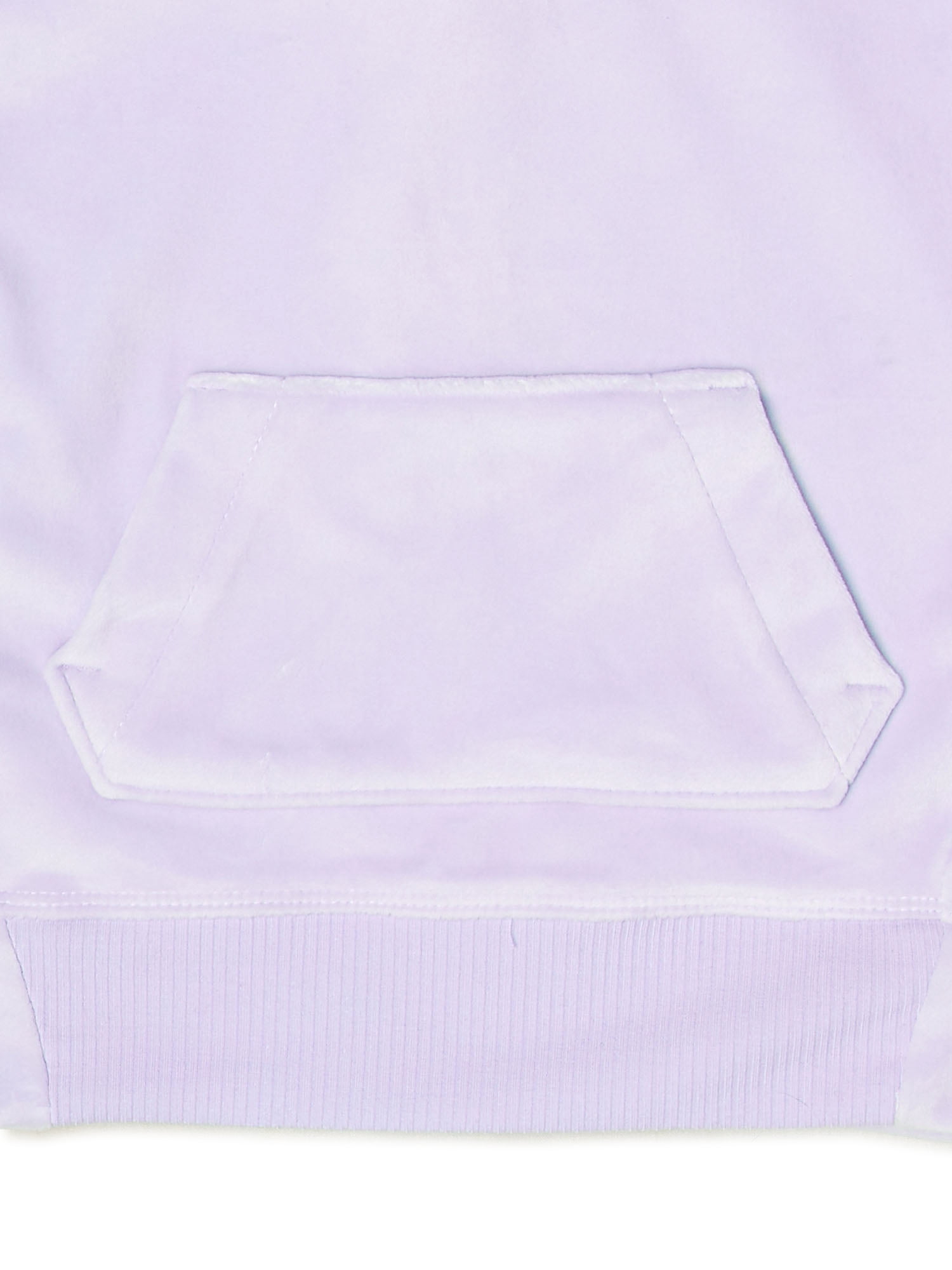 Wonder Nation Girls Cozy Velour Pullover Hoodie, Sizes 4-18 & Plus