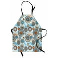 thumbnail image 1 of Doodle Apron Abstract Symmetric Flowers and Dragonflies Saesonal Simple Drawing Summer, Unisex Kitchen Bib Apron with Adjustable Neck for Cooking Baking Gardening, Pale Blue Multicolor, by Ambesonne, 1 of 3