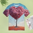 thumbnail image 4 of The Giving Tree T Shirts Basic T-Shirt Short Sleeve Ladies Tee Shirt Summer Graphic Clothing, 4 of 6