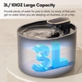thumbnail image 3 of Fountain,Dispenser With 3l/ Noise Water Dispenser Water Low With 3l/ 101oz Water Dispenser With Cat Water Qinquan Solinder Siuke, 3 of 7