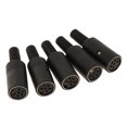 thumbnail image 4 of tamizeot DIN Mini Pin Female Plug Audio Connector for Jack for Keyboard/Mouse DIY 6 Pin Black 6 Pin, 4 of 6