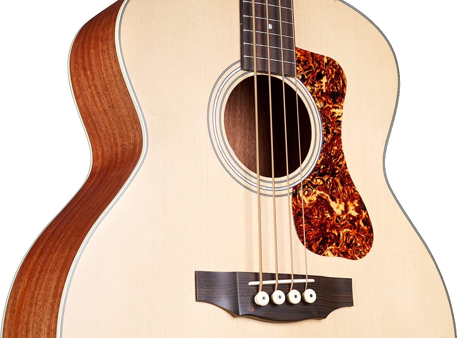 Guild Guitars B-240E Acoustic Bass, in Natural, Jumbo Archback Solid Top, Westerly Collection Without Case