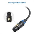 thumbnail image 2 of Cable Matters 3-Pack Color-Coded Premium Shielded XLR Cables 6 Feet Oxygen-Free Copper (OFC) XLR Male to Female Cord/Colored XLR Microphone Cable/Mic Cable, 2 of 7