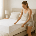 thumbnail image 2 of Twin Mattress Protector Fitted Cover – Soft Quiet Fabric, Noiseless & Breathable, Water-Resistant, 14 Inch Deep Pocket, Machine Washable, 2 of 8