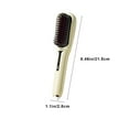 thumbnail image 3 of Fufafayo under $5 Hair Straightening Brush, Portable Ionic Ceramic Styling Comb with Temperature Control for Smooth Shiny Frizz Free Hair, Home Travel Salon Use Styling Tool, 3 of 6