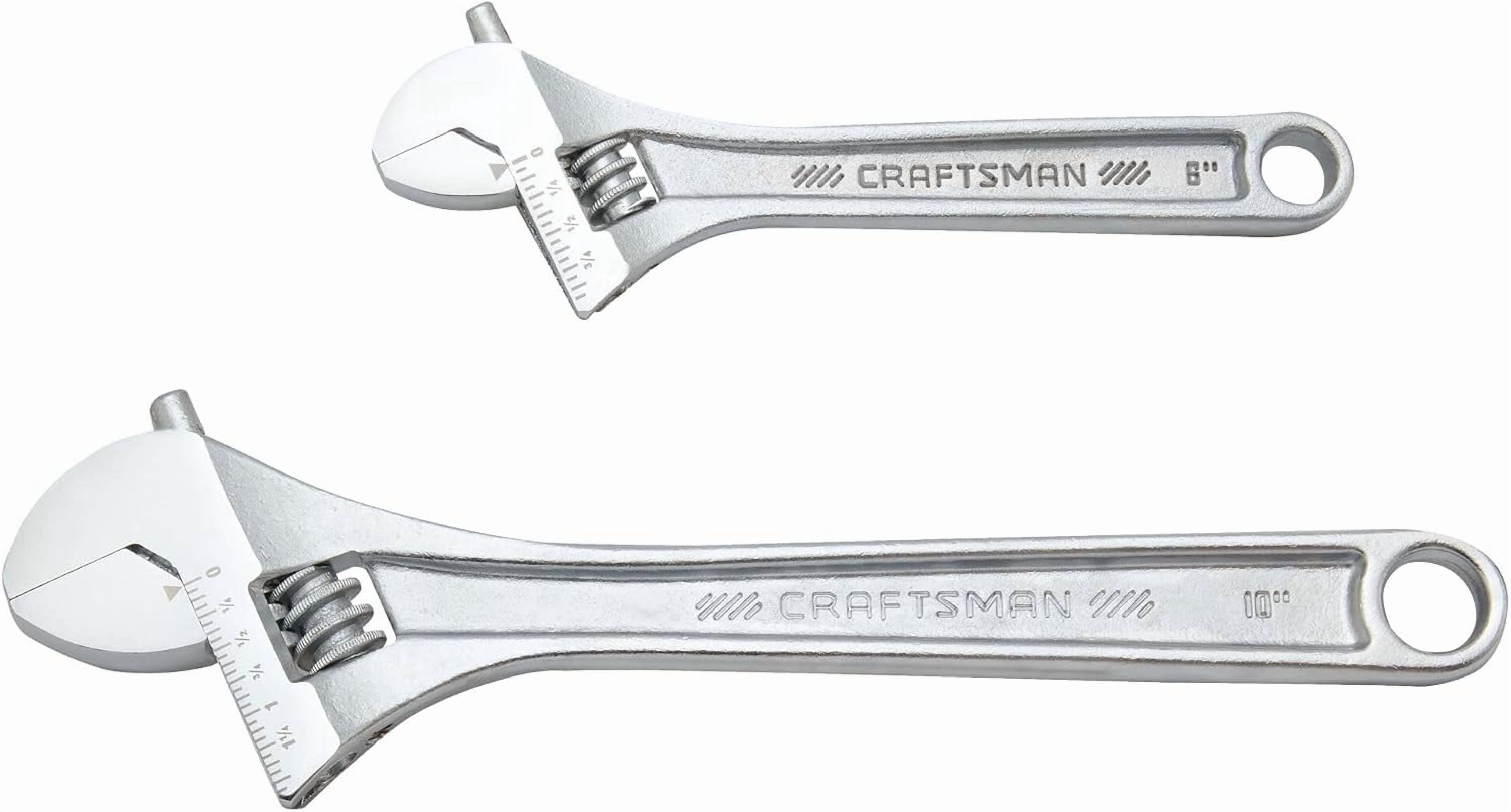 All Steel Adjustable Wrench Set, 2 Piece (CMMT12006)