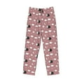 thumbnail image 4 of Goofa Cute Calf Printed Soft Pajama Pants for Men, Wide Leg Comfy Casual Lounge Yoga Pants-X-Large, 4 of 9