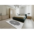 thumbnail image 5 of Ahgly Company Machine Washable Indoor Square Transitional Platinum Gray Area Rugs, 7' Square, 5 of 7