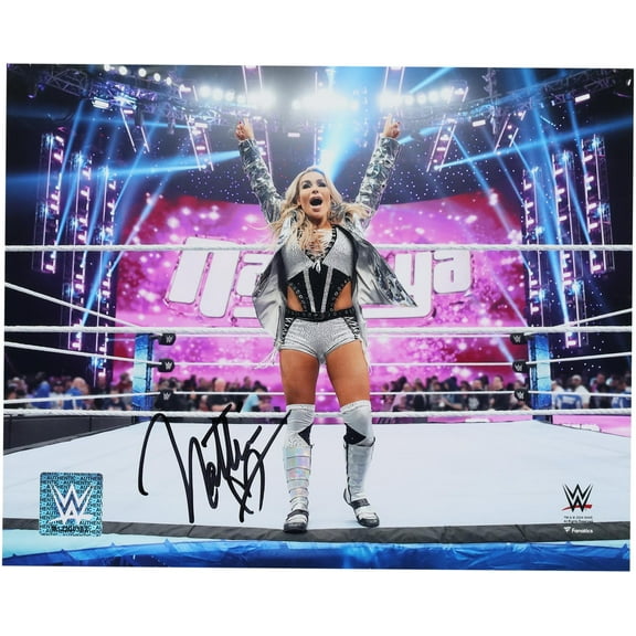 Natalya WWE Autographed 8" x 10" Entrance On Apron Photograph - Fanatics Authentic Certified