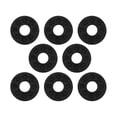 thumbnail image 1 of arctrm 8 Pieces Guitar Strap Blocks Guitar Protector Strap Blocks for Acoustic Bass black, 1 of 10