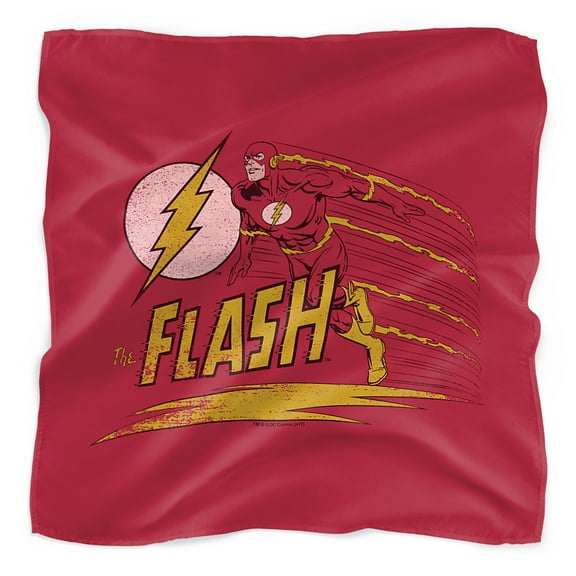 The Flash Like Lightning Bandana (21 in x 21 in)