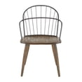 thumbnail image 2 of The Gray Barn  Ellul Dining Chair with Arms (Set of 2) Dark Walnut Wood/Black Metal, 2 of 5
