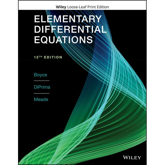 Elementary Differential Equations, (Loose Leaf)
