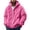 Hot Pink, variant on Mens Plush Robe Hooded Soft Fleece Top Layer, Cozy Loungewear Kimono Style, Unisex Home Wear Shacket, Warm Indoor Robe Alternative, Snug Layer for Chilly Evenings, Navy Xl