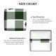 thumbnail image 5 of Balery Green White Lumberjack Plaid Porta Pañuelos de Cuero con Estampado – Funda Moderna Cuadrada para Caja de Pañuelos, Dispensador 5x5x5'', 5 of 7