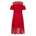 thumbnail image 7 of Dyegold Summer Dresses for Women 2023, Women Plus Size Maxi Dresses Floral Printed Empire Waist V Neck Short Sleeve Summer Casual Flowy Long Dress Boho Maxi Dress, 7 of 7