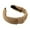 Khaki, variant on SPRING PARK Women Wide Hairband Twist Cross Tie Headband Girl Hair Bands Hair Hoop