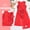 Red, variant on inhzoy Kids Girl's Hollow Back Lyrical Dance Dress Shiny Sequins High-Low Skirt