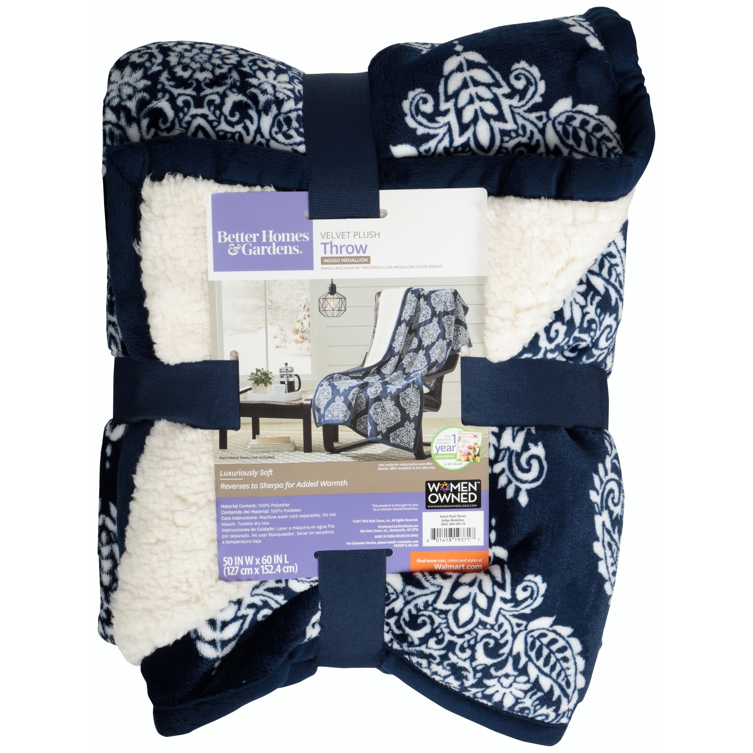 Better Homes Gardens Velvet Plush Reverse To Sherpa Throw Blanket Better Homes Gardens Velvet Plush Reverse To Sherpa Throw Blanket 1 Each Com