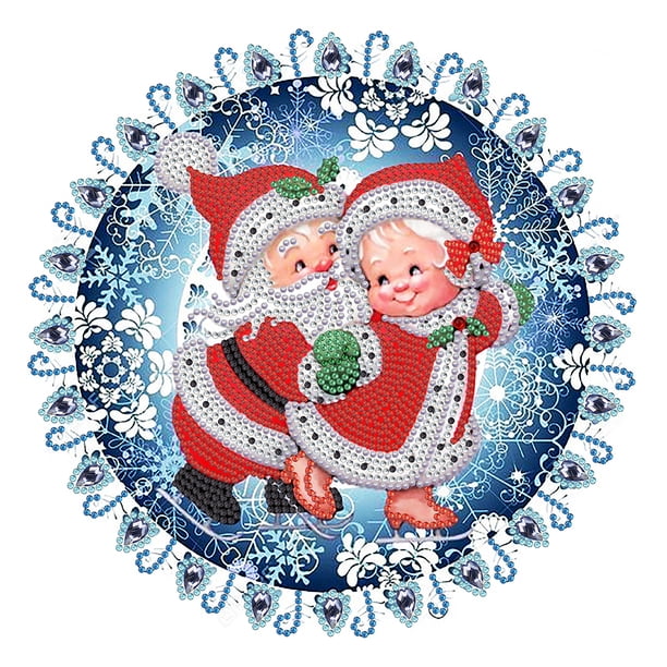 DIY 5D parte especial en forma de taladro diamante pintura Navidad ornamento decoración del hogar Hugtrwg Para estrenar