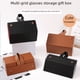 thumbnail image 4 of Caja de gafas con múltiples marcos, caja hecha a mano, caja de almacenamiento de regalo de joyería de gran capacidad, caja portátil para colgar, 4 of 5