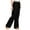 Black, variant on AILIYIL Oversized Pants White Linen Pants For Women Tightness Trousers Pocket Casual Plus Size Pants (Khaki,M)