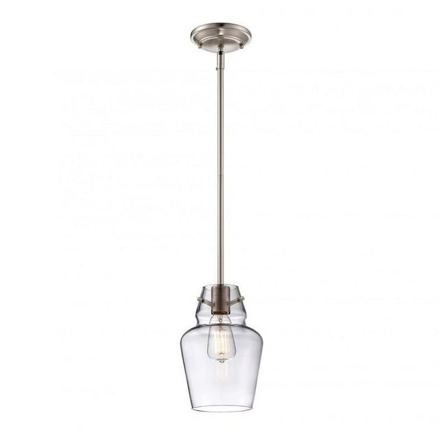 Savoy House Mini Pendentif Vintage en Nickel Satiné