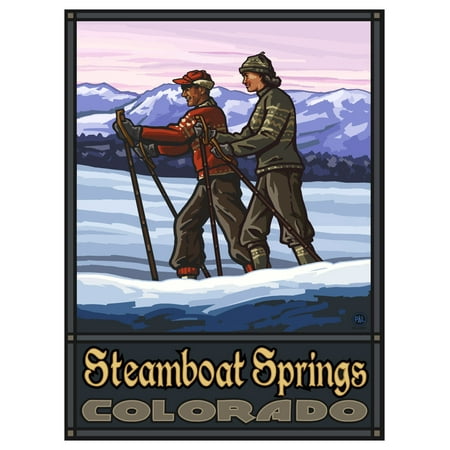 Steamboat Springs Colorado Travel Art Print Poster by Paul A. Lanquist (9