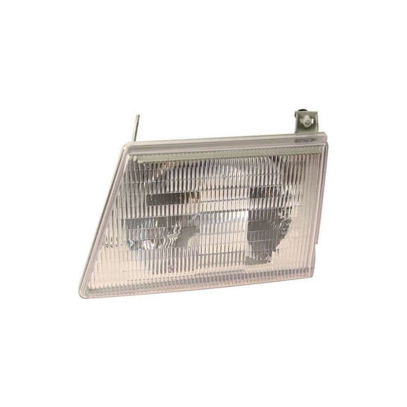 Left Headlight Assembly - Compatible with 1997 - 1998 Ford E-350 Econoline