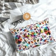 thumbnail image 6 of Kdxio Cotton Pillow Cases 16"X24" Pillowcases,Soft And Breathable Bedroom Pillow Cases-Mexican Bright Style, 6 of 8