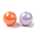 thumbnail image 2 of 150 pc Rainbow Iridescent Acrylic Beads Round Mixed Color 12mm Hole: 2.2mm, 2 of 3