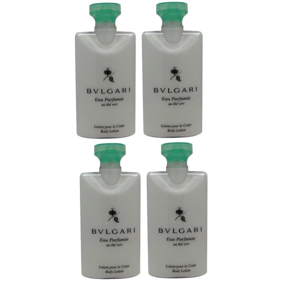 Bvlgari au the vert Green Tea Body Lotion lot of 4 each 2.5oz Total of 10oz