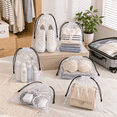 thumbnail image 6 of Transparent Shoe Bags for Travel Large Clear Shoes Storage Organizers Travel Accessories 12 Pcs, 6 of 6