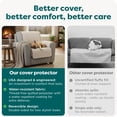 thumbnail image 2 of FurHaven Pet Products Reversible Extra Large Sofa Furniture Protector - Gray/Mist, XLarge Sofa, 2 of 9