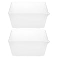 thumbnail image 1 of ColoMX 2 tazones de plástico transparente de 1200 ml para pesar, bandeja reutilizable para servir, báscula digital, bandeja de pesaje transparente para alimentos de cocina., 1 of 7