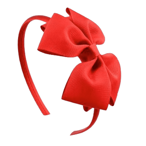 Girls' Ribbon Bow Headbands - Red