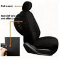thumbnail image 5 of TIANLAIMEI Full Set Car Seat Covers with Steering Wheel Cover and Seat Belt Shoulder Protector Set, Automotive Seat Cushion Car Accessories Fits Most Cars, 5 of 7