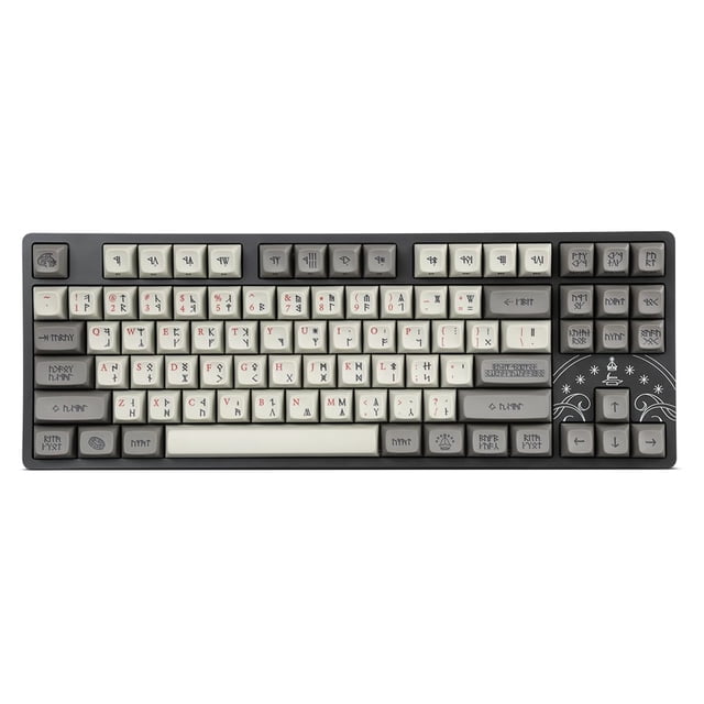 Teclado mecánico DROP Dwarvish TKL Holy Panda X con LED