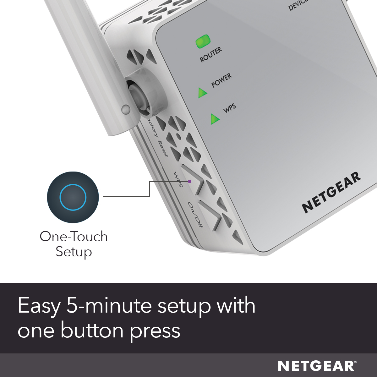 NETGEAR - AC750 WiFi Range Extender and Signal Booster, Wall-Plug, 750Mbps (EX3700) - image 6 of 7