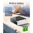thumbnail image 4 of Reproductor de CD Portátil Retro Leapwell con Bluetooth, Batería Recargable USB-C y Altavoces Hi-Fi, Diseño Compacto Blanco con Mando a Distancia, 4 of 6