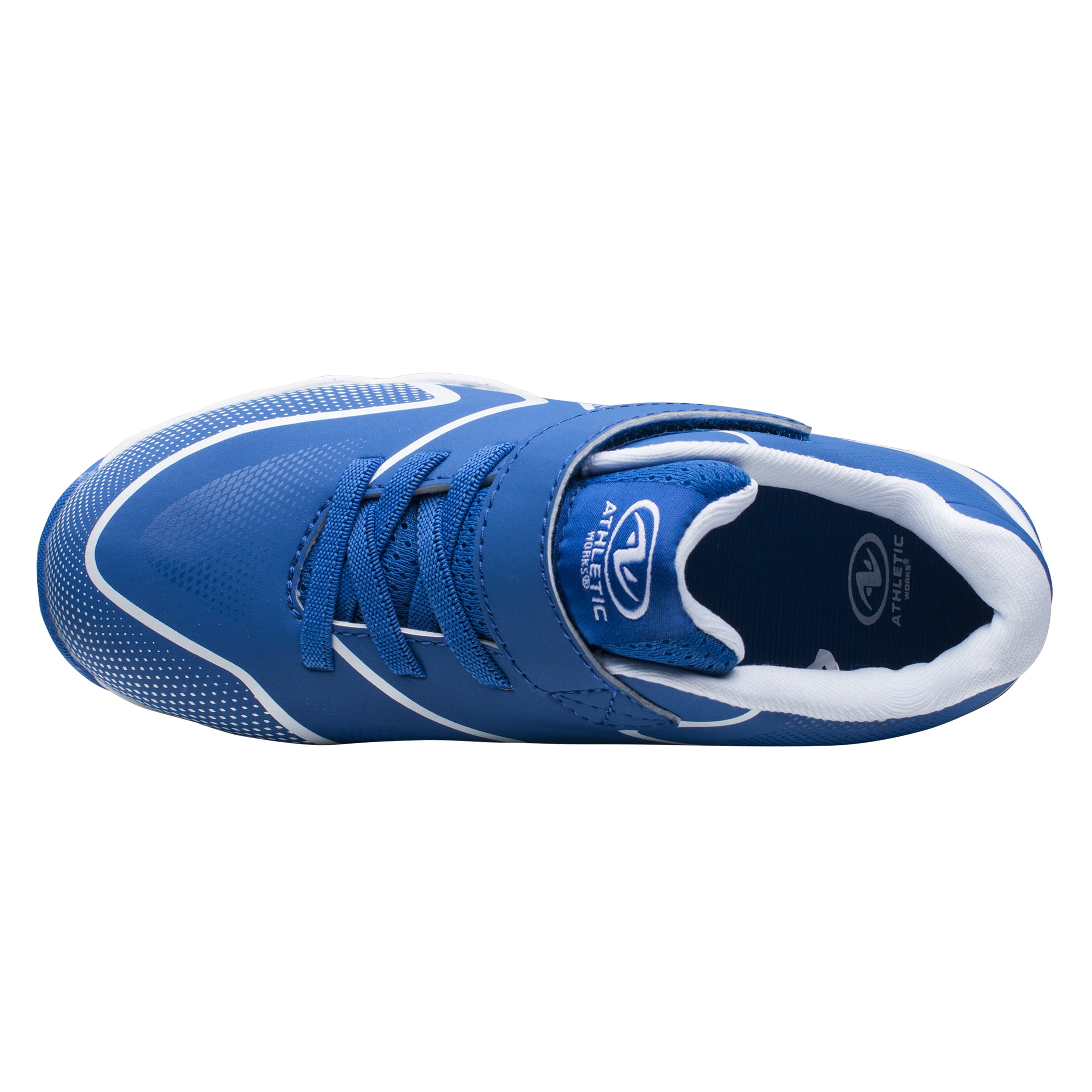 Athletic Works Youth Unisex Baseball Cleats, Blue Kids