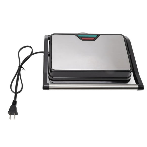 Grilled Breakfast Sandwich Maker with Double Sided Heating - Nonstick Panini Press Grill (US 110V)