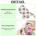 thumbnail image 6 of Pioneer Flower Floral Print Pattern Kitchen Dish Drying Mat 1 Pack, Ultra Absorbent Microfiber Drainer Mat, 16"x18", 6 of 6