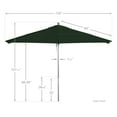 thumbnail image 5 of California Umbrella Venture 11' Silver Market Umbrella in Green, 5 of 5