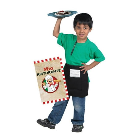 Waiter/Waitress Apron with Guest Order Book and Menu