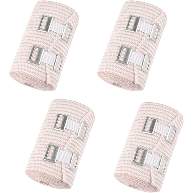 PinesC 4Pcs Compression Bandage Tape Wound Dressing Emergencies Muscle Tapes First Bandage Wrap Sports Sprain Treatments
